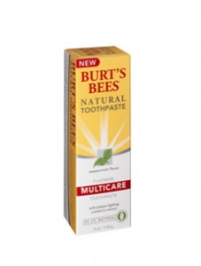 Burt's Bees natural beauty products